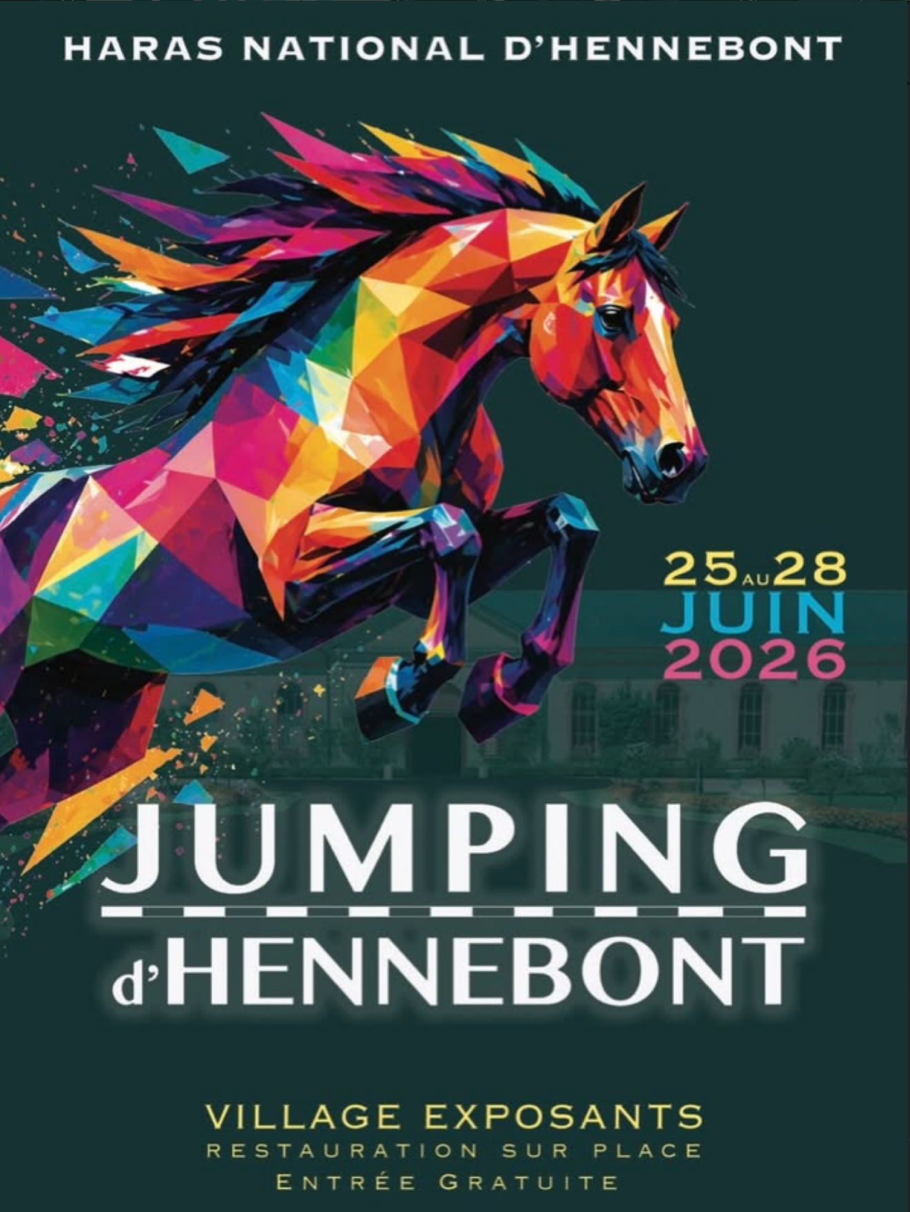 Affiche Jumping d'Hennebont 2026